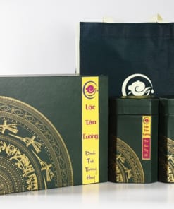 Hộp trà quà tặng truyền thống 2 lõi - 200 gram trà