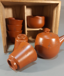 bộ ấm trà tokoname full hộp gỗ