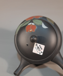 Ấm trà Tokoname yohen hoạ tiết hoa trà