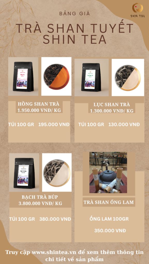Trà Shan tuyết Shin tea
