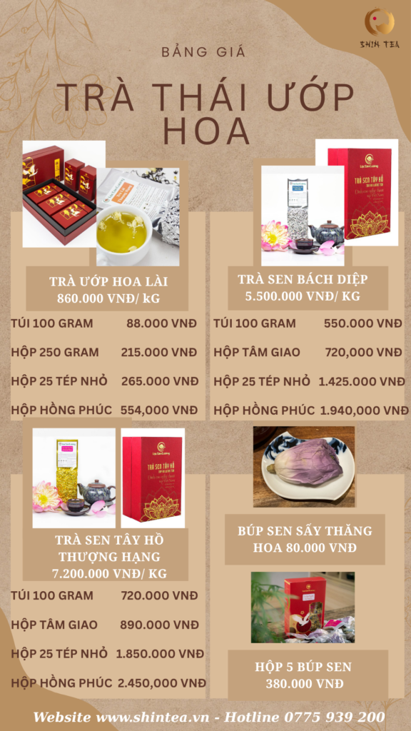 TRÀ ƯỚP HOA